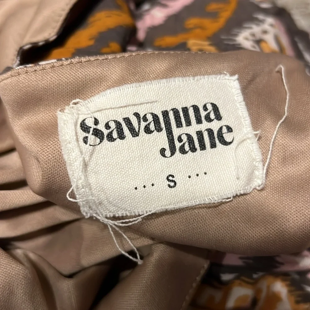 Savanna Jane Aztec Printed Jumpsuit Size Small - Picture 11 of 12